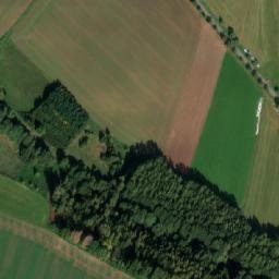 Satellite imagery of [Hojovice] church sanctus t., CZ