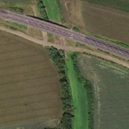 Satellite imagery of [Stříbrnice nad Hanou] chapel sanctus t., CZ