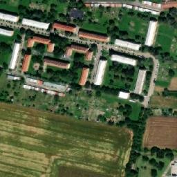 Satellite imagery of Ton [Holešov] furniture factory chimney, CZ