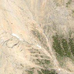 Satellite imagery of Mount Gladstone, CA