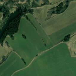 Satellite imagery of [Panská Lhota] church t., CZ