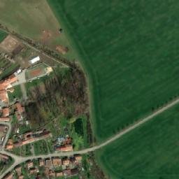 Satellite imagery of [Ivanovice na Hané-Chvalkovice] church t., CZ