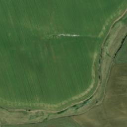 Satellite imagery of [Panská Lhota] church t., CZ