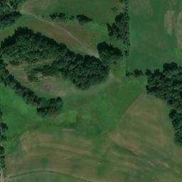 Satellite imagery of [Kolinec-Mlázovy] church sanctus t., CZ