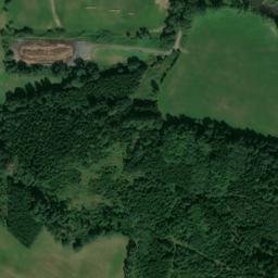 Satellite imagery of [Kolinec-Mlázovy] church sanctus t., CZ