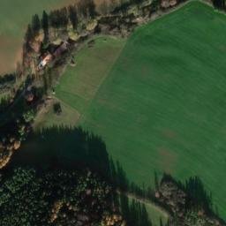 Satellite imagery of sv. Anna [Horažďovice - Svaté Pole] chapel sanctus t., CZ