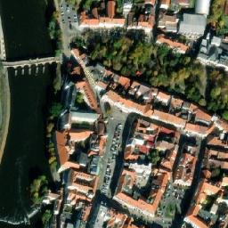 Satellite imagery of Písek-věž Děkan.kostela [Písek], CZ