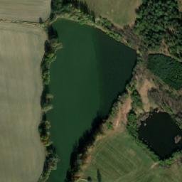 Satellite imagery of [Tučapy-Brandlín] castle sanctus t., CZ