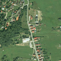 Satellite imagery of cairn, PL