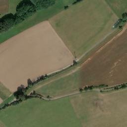 Satellite imagery of [Běšiny] church t., CZ