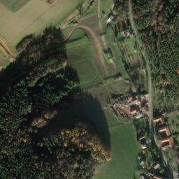 Satellite imagery of sv. Anna [Horažďovice - Svaté Pole] chapel sanctus t., CZ