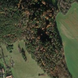 Satellite imagery of sv. Anna [Horažďovice - Svaté Pole] chapel sanctus t., CZ