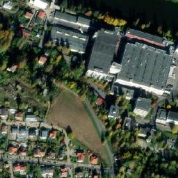 Satellite imagery of Jitex [Písek] factory chimney, CZ