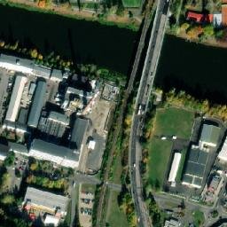 Satellite imagery of Jitex [Písek] factory chimney, CZ