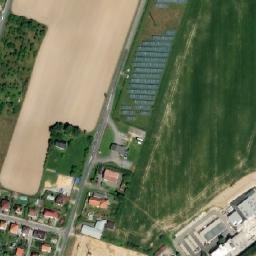 Satellite imagery of [Bechyně] heat plant chimney, CZ