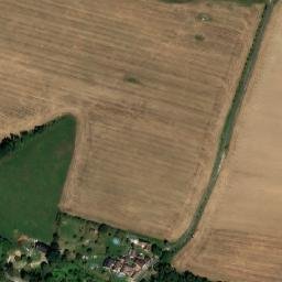 Satellite imagery of [Roudná nad Lužnicí] church t., CZ