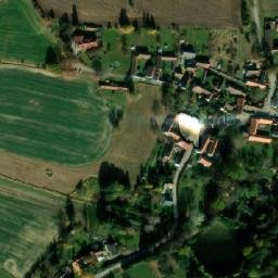 Satellite imagery of [Tučapy-Brandlín] castle sanctus t., CZ