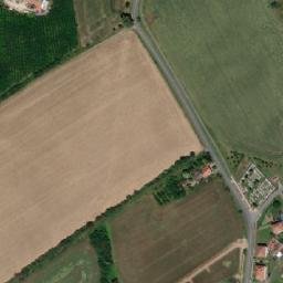 Satellite imagery of [Zlobice] church t., CZ