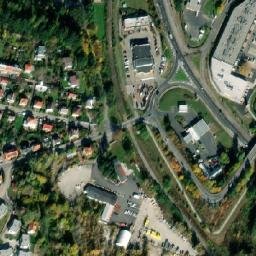 Satellite imagery of Jitex [Písek] factory chimney, CZ