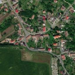 Satellite imagery of [Pavlovice u Kojetína] church t., CZ