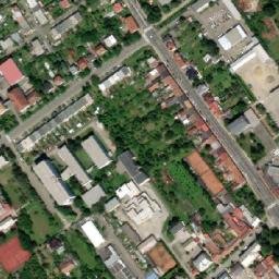 Satellite imagery of Saint Moritz [Kroměříž] church t., CZ