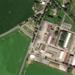 Satellite imagery of [Zahnašovice] church t., CZ