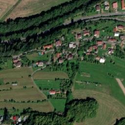 Satellite imagery of [Huslenky] evangelic church t., CZ