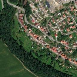 Satellite imagery of [Bechyně] church t., CZ