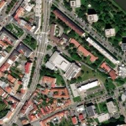 Satellite imagery of [Kroměříž] castle t., CZ