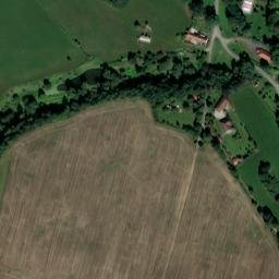 Satellite imagery of [Střelské Hoštice] church t., CZ