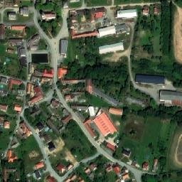 Satellite imagery of [Chrášťany u Týna nad Vltavou] church t., CZ