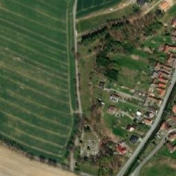 Satellite imagery of [Budislav] church t., CZ