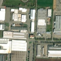Satellite imagery of [Vyškov] factory chimney, CZ