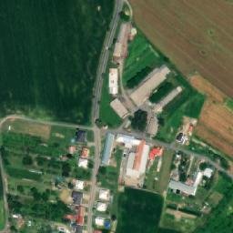 Satellite imagery of [Žeranovice] church t., CZ