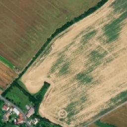 Satellite imagery of [Žeranovice] church t., CZ