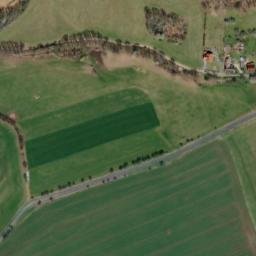 Satellite imagery of [Hrádek-Zbynice] church t., CZ