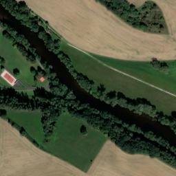 Satellite imagery of [Střelské Hoštice] church t., CZ