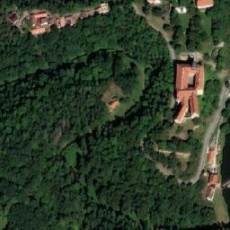 Satellite imagery of [Bechyně] church t., CZ