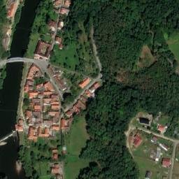 Satellite imagery of [Bechyně] church t., CZ