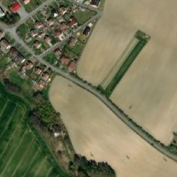 Satellite imagery of [Budislav] church t., CZ