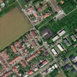 Satellite imagery of [Kroměříž] hospital chimney, CZ