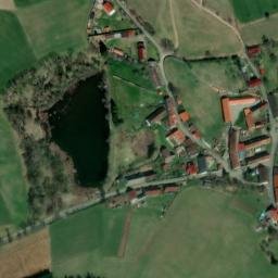 Satellite imagery of [Hrádek-Zbynice] church t., CZ