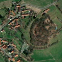 Satellite imagery of [Hrádek-Zbynice] church t., CZ