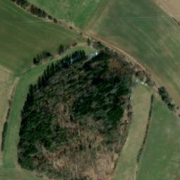 Satellite imagery of [Budětice] church t., CZ