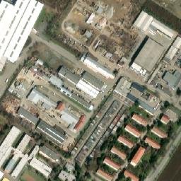 Satellite imagery of [Vyškov] factory chimney, CZ