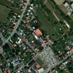 Satellite imagery of [Fryšták] church t., CZ