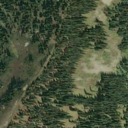 Satellite imagery of Mount Outram, CA