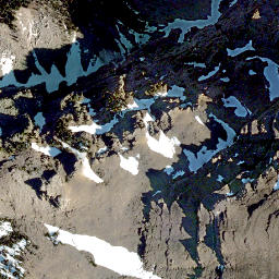 Satellite imagery of Castle Peak, CA