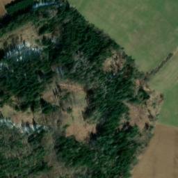 Satellite imagery of [Hrádek-Zbynice] church t., CZ