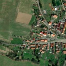 Satellite imagery of [Budětice] church t., CZ